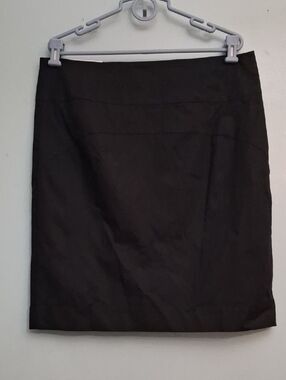 GAP Factory Size 16 Black Women's Pencil Skirt Stretch with Back Slits.